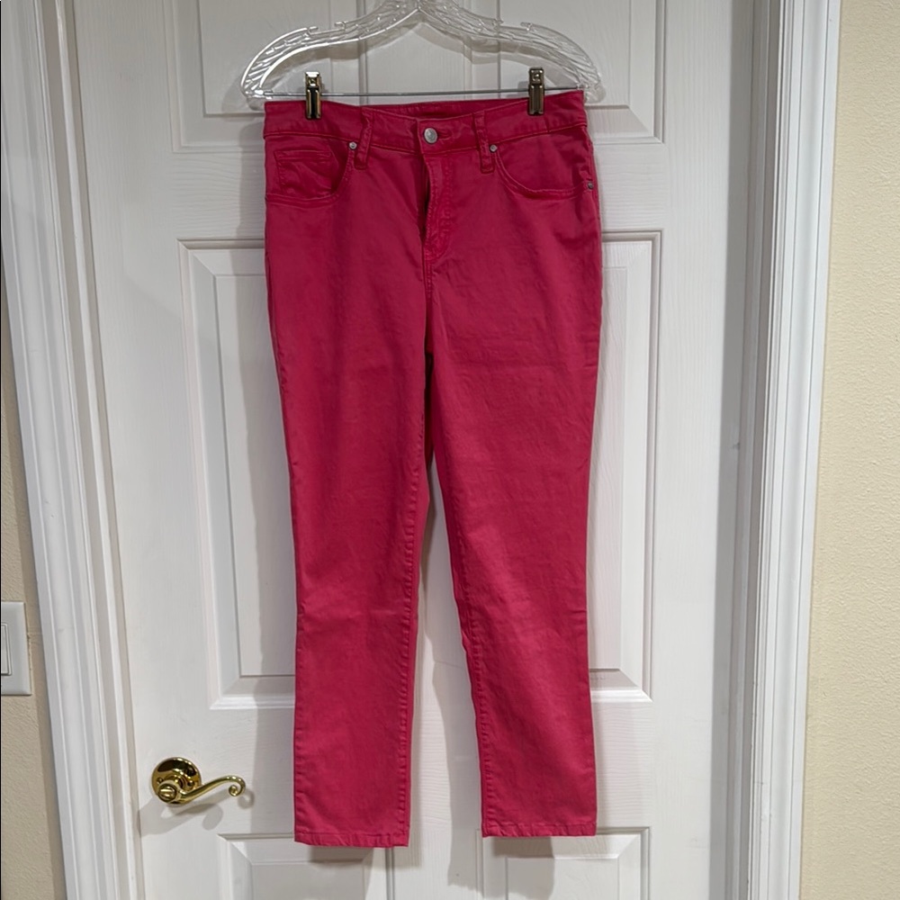 Chico's Vibrant Pink Ankle Jeans